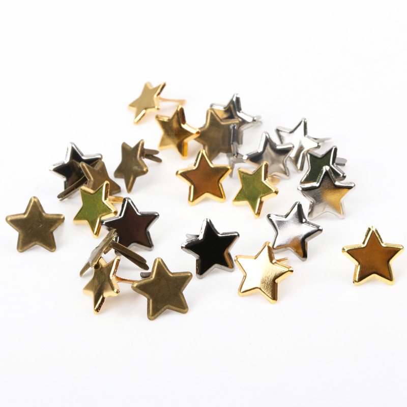 Mixed Metal Star Brad Studs pa - Embellishments For Scrapbooking avaliação e preço