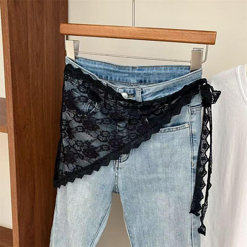 Saia Curta de Renda Triangular - Lace Ribbon Trim avaliação e preço