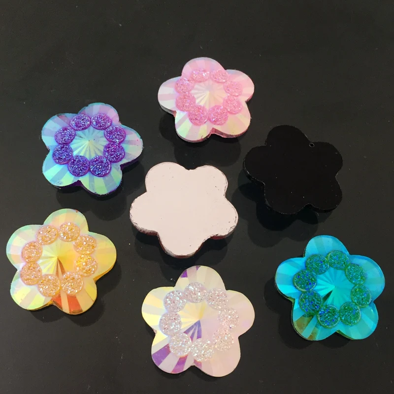 20 peças 20mm ab cor mista em  - Embellishment Glue Craft avaliação e preço