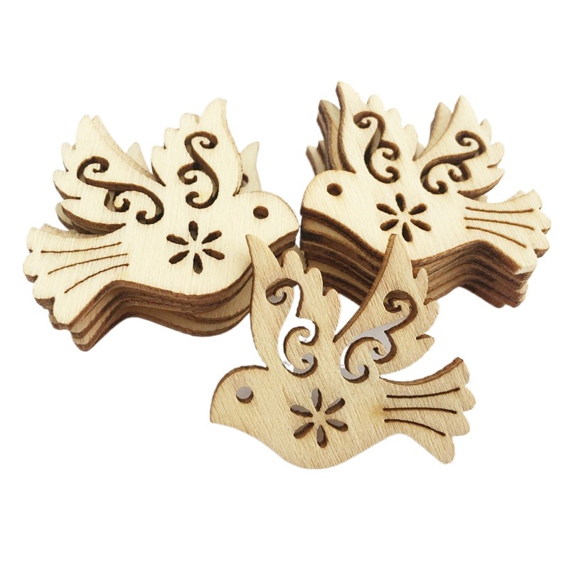 50 Peças de Recortes de Madeir - Craft Embellishments avaliação e preço