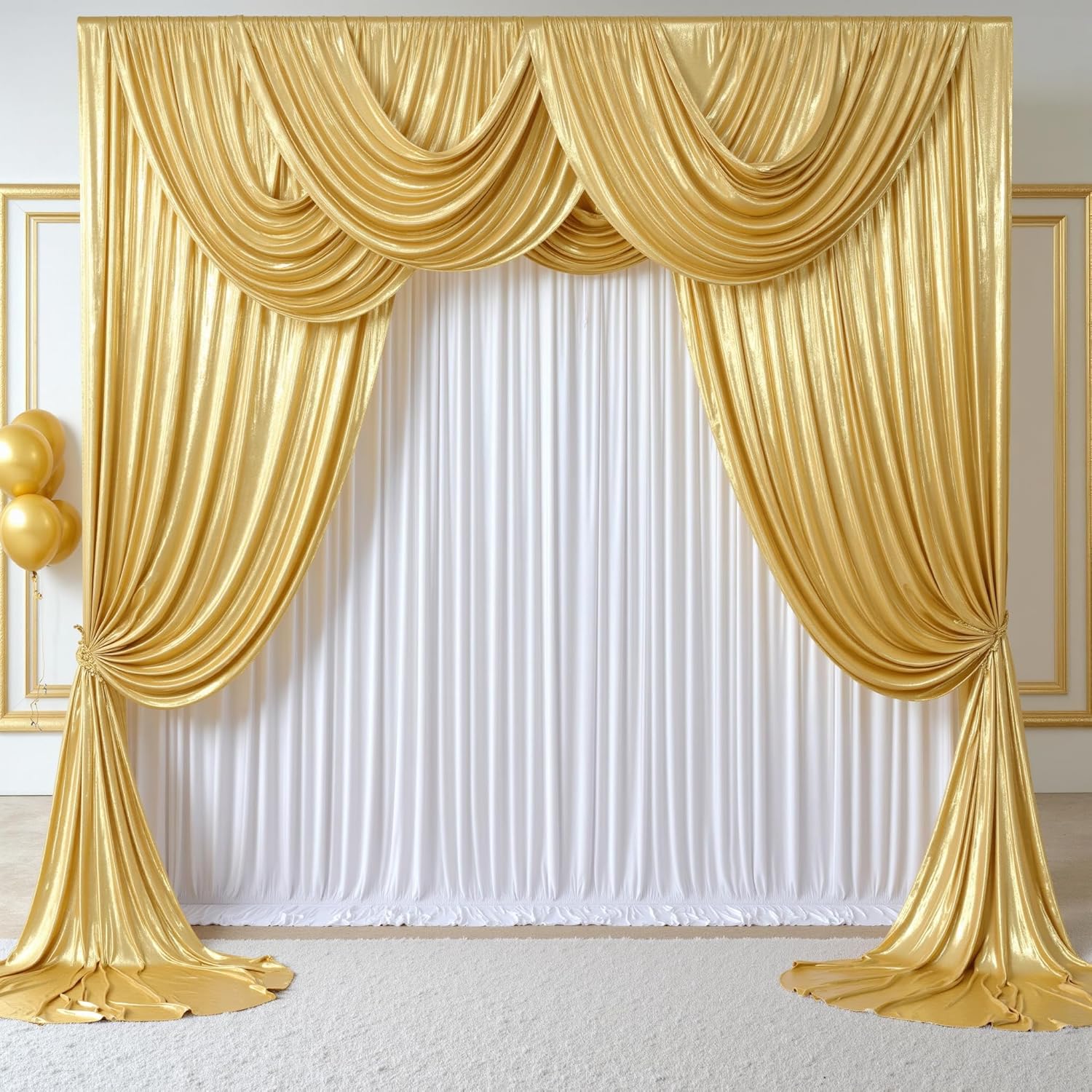 Cortina de Fundo para Fotos co - Sequin Fabric Panel avaliação e preço