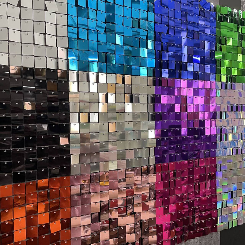 6/12/16/18/24/25/26/27 peças c - Sequin Fabric Panel avaliação e preço