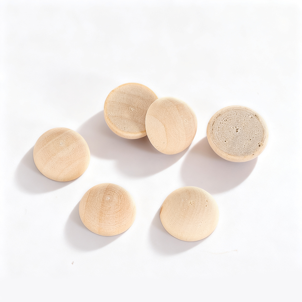 120 peças 15mm metade bolas de - Craft Embellishments avaliação e preço
