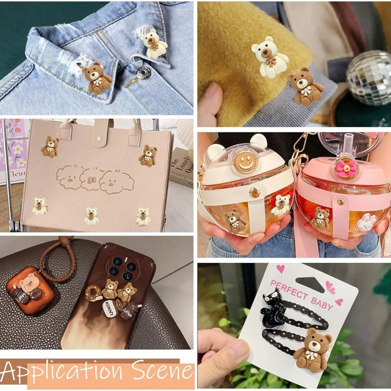 10/30/50 peças de Resina em Fo - Embellishments For Scrapbooking avaliação e preço